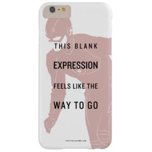 The Flash | "Blank Expression" Quote Silhouette Case-Mate iPhone Case