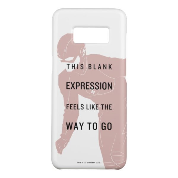 The Flash | "Blank Expression" Quote Silhouette Case-Mate Samsung Galaxy S8 Case
