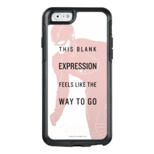 The Flash | "Blank Expression" Quote Silhouette OtterBox iPhone Case