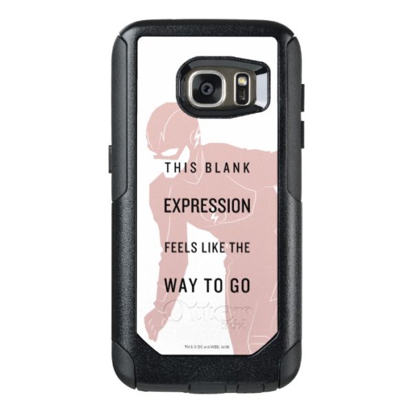 The Flash | "Blank Expression" Quote Silhouette OtterBox Samsung Galaxy S7 Case