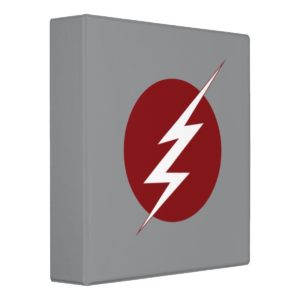 The Flash | Lightning Bolt Logo 3 Ring Binder