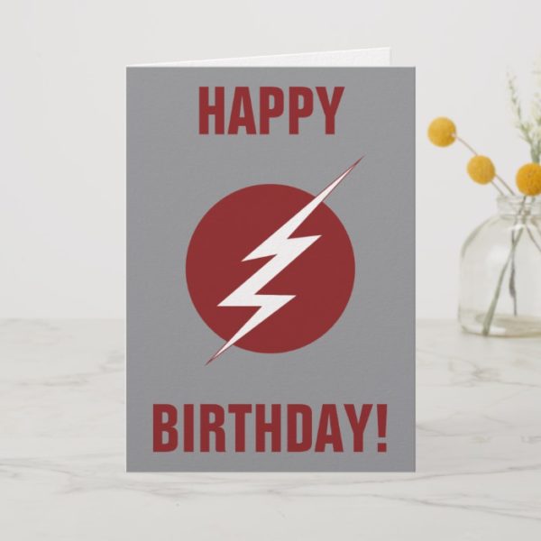 The Flash | Lightning Bolt Logo Card