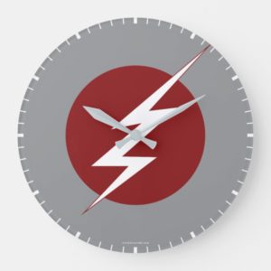 The Flash | Lightning Bolt Logo Large Clock