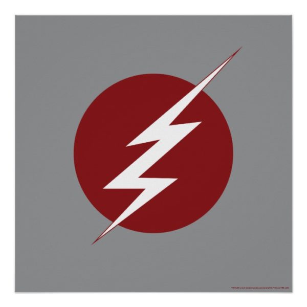 The Flash | Lightning Bolt Logo Poster