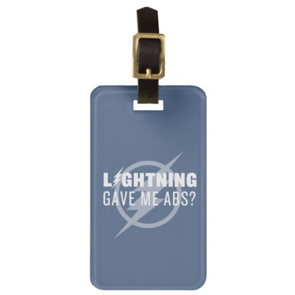 The Flash | "Lightning Gave Me Abs?" Bag Tag