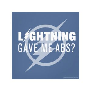 The Flash | "Lightning Gave Me Abs?" Canvas Print