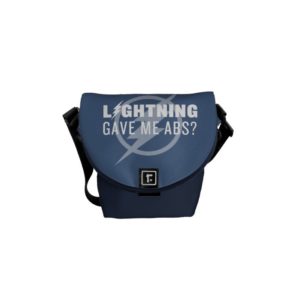 The Flash | "Lightning Gave Me Abs?" Courier Bag