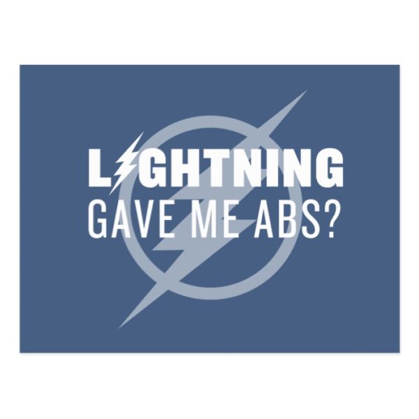 The Flash | "Lightning Gave Me Abs?" Postcard