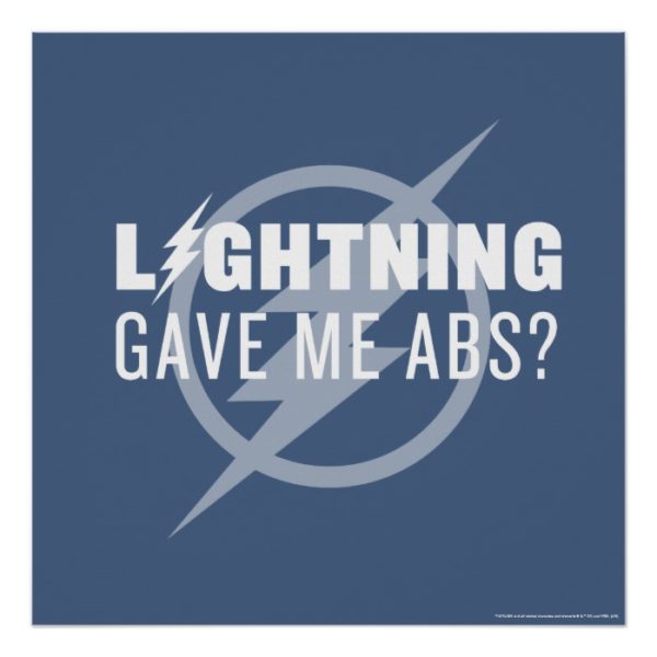 The Flash | "Lightning Gave Me Abs?" Poster