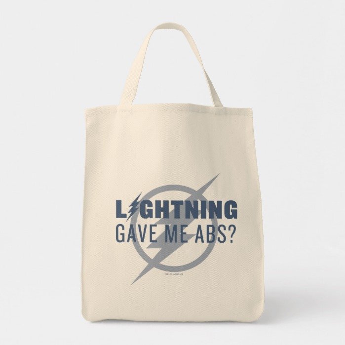 The Flash | "Lightning Gave Me Abs?" Tote Bag