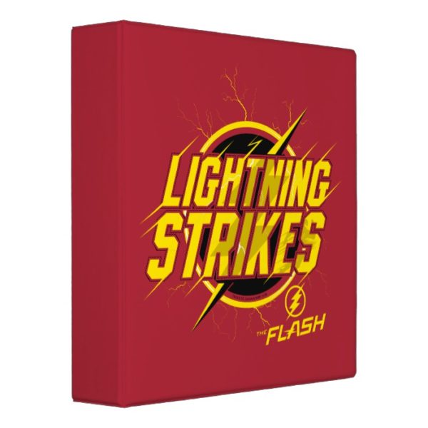 The Flash | "Lightning Strikes" Graphic 3 Ring Binder