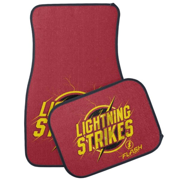 The Flash | "Lightning Strikes" Graphic Car Floor Mat
