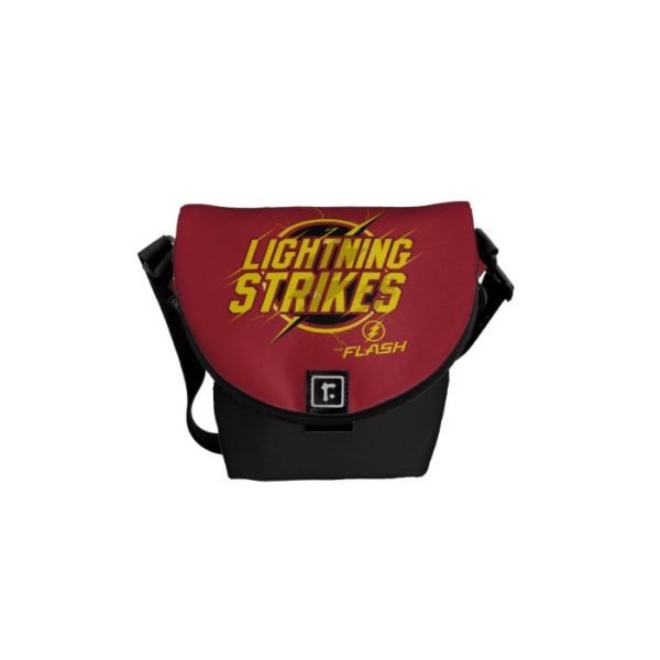 The Flash | "Lightning Strikes" Graphic Courier Bag
