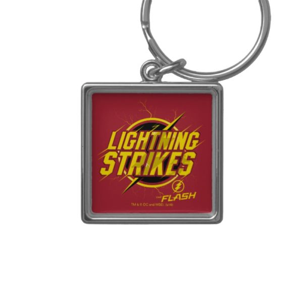 The Flash | "Lightning Strikes" Graphic Keychain