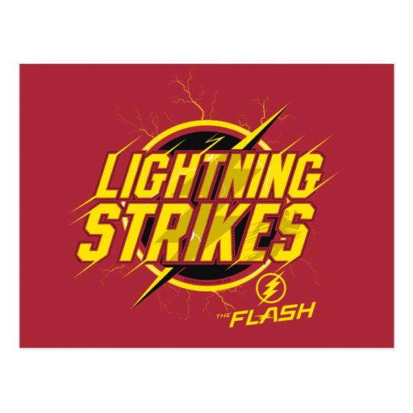 The Flash | "Lightning Strikes" Graphic Postcard