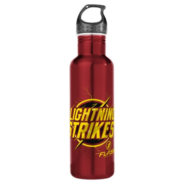 The Flash | "Lightning Strikes" Graphic Stainless Steel Water Bottle