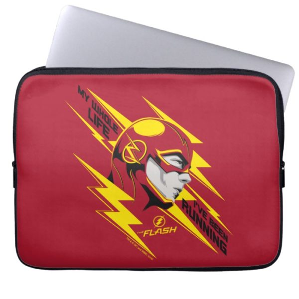 The Flash | My Whole Life I've Been Running Computer Sleeve