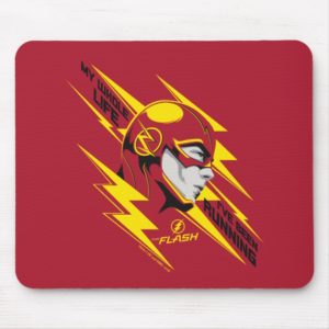 The Flash | My Whole Life I've Been Running Mouse Pad