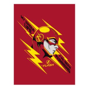 The Flash | My Whole Life I've Been Running Postcard