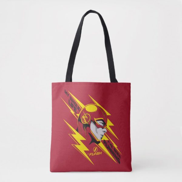 The Flash | My Whole Life I've Been Running Tote Bag