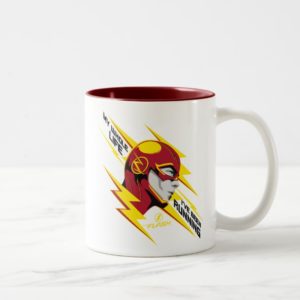 The Flash | My Whole Life I've Been Running Two-Tone Coffee Mug