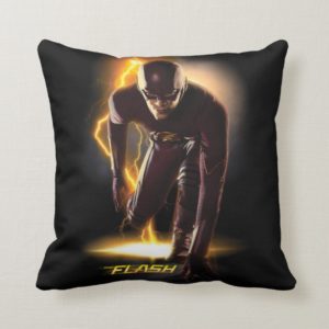 The Flash | Sprint Start Position Throw Pillow