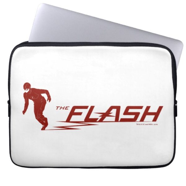 The Flash | Super Hero Name Logo Computer Sleeve