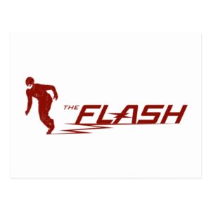 The Flash | Super Hero Name Logo Postcard