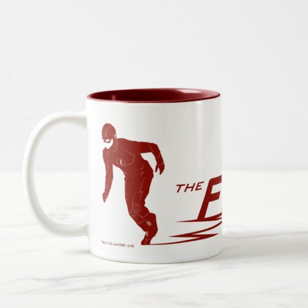 The Flash | Super Hero Name Logo Two-Tone Coffee Mug