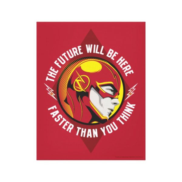 The Flash | "The Future Will Be Here" Canvas Print