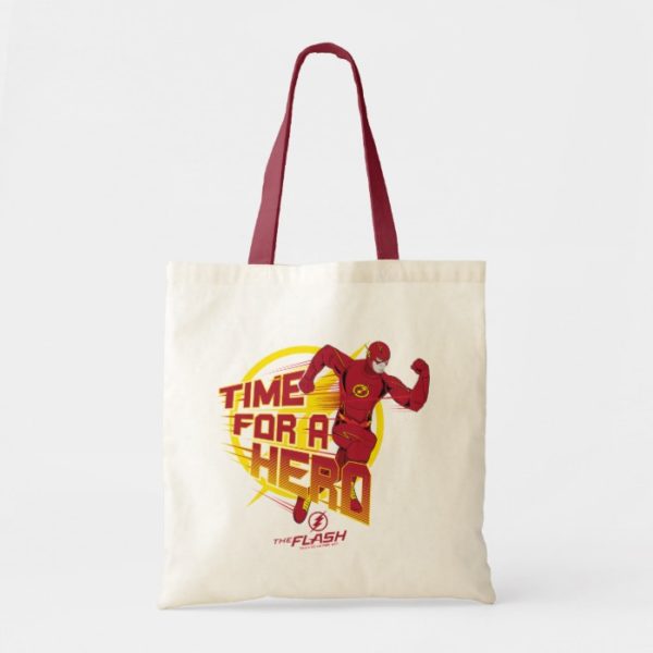 The Flash | "Time For A Hero" Graphic Tote Bag
