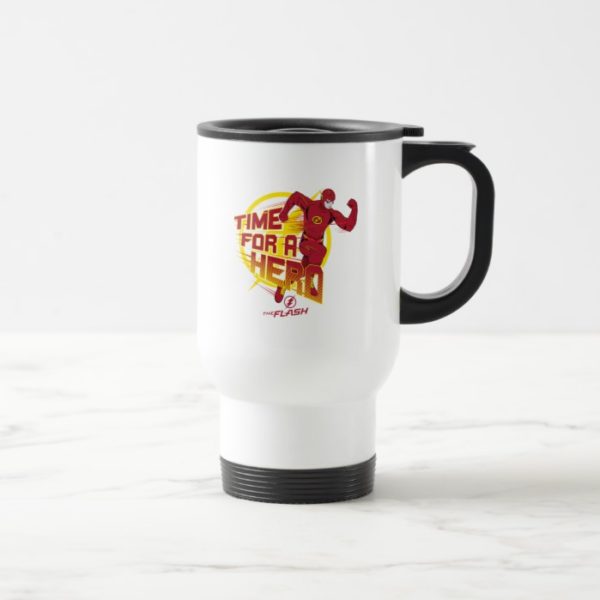The Flash | "Time For A Hero" Graphic Travel Mug
