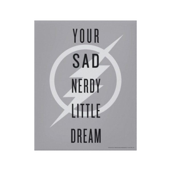 The Flash | "Your Sad Nerdy Little Dream" Canvas Print