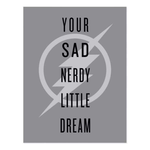 The Flash | "Your Sad Nerdy Little Dream" Postcard