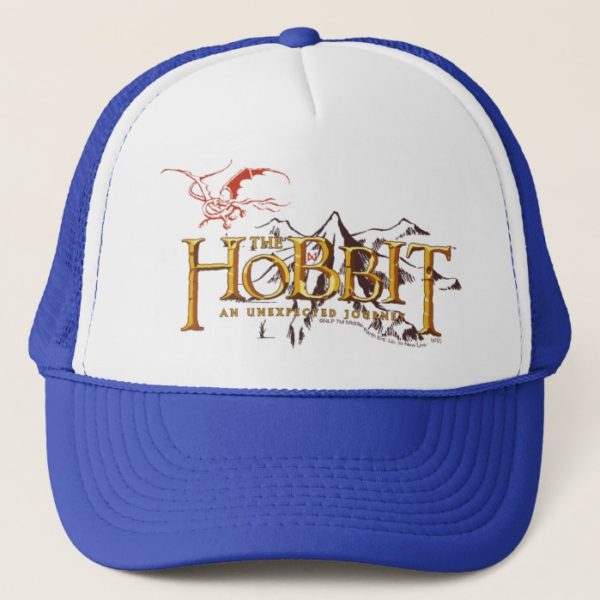 The Hobbit Logo Over Mountains Trucker Hat