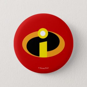 The Incredibles Logo Pinback Button