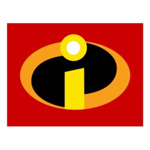 The Incredibles Logo Postcard