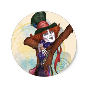 The Mad Hatter | I am NOT an Illusion Classic Round Sticker