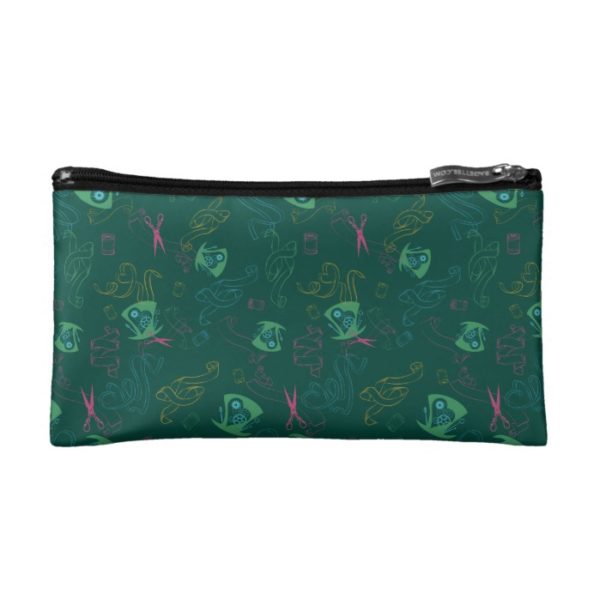 The Mad Hatter Pattern Cosmetic Bag