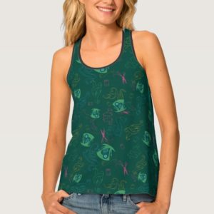The Mad Hatter Pattern Tank Top