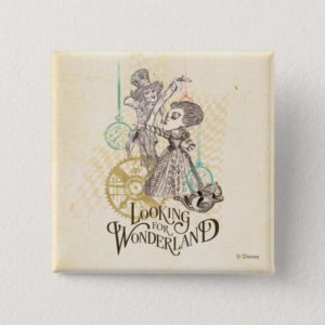 The Queen & Mad Hatter | Looking for Wonderland Button