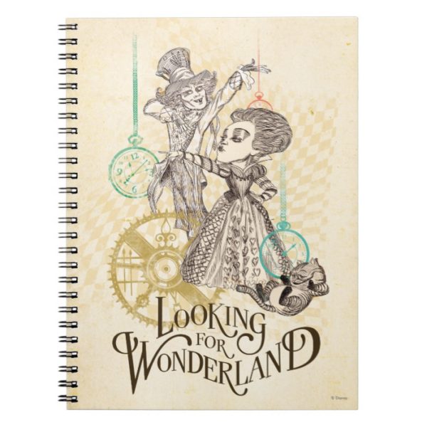 The Queen & Mad Hatter | Looking for Wonderland Notebook
