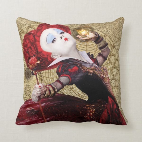 The Red Queen | Adventures in Wonderland 2 Throw Pillow
