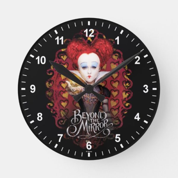 The Red Queen | Beyond the Mirror Round Clock