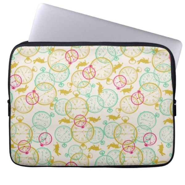 The White Rabbit Pattern Laptop Sleeve