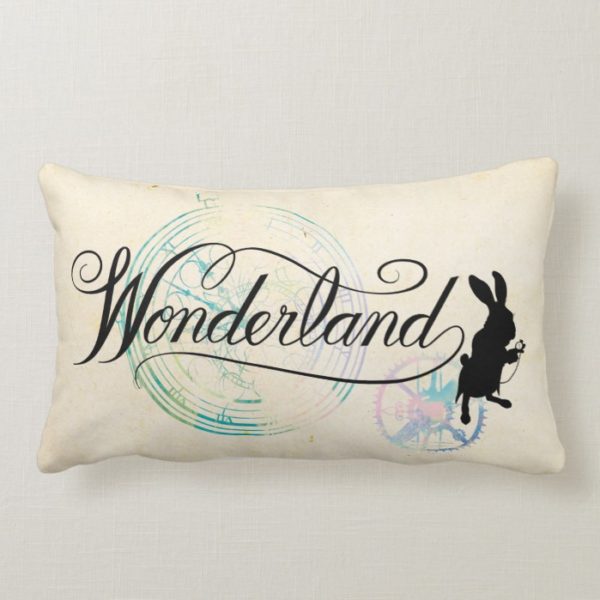 The White Rabbit | Wonderland Lumbar Pillow