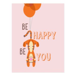 Tigger | Be Happy Be You Quote Postcard