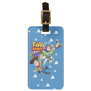 Toy Story 8Bit Woody and Buzz Lightyear Luggage Tag