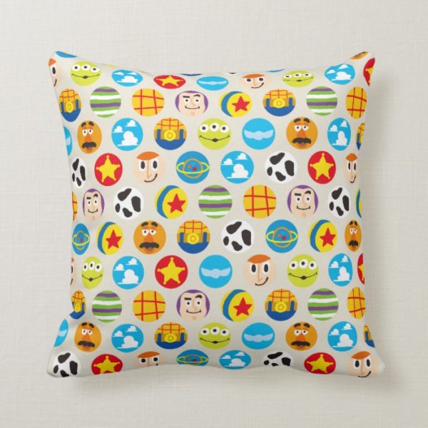Toy Story | Toy Icon Pattern Throw Pillow