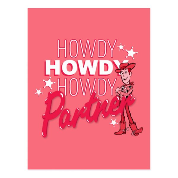 Toy Story | Woody "Howdy Howdy Howdy Partner" Postcard